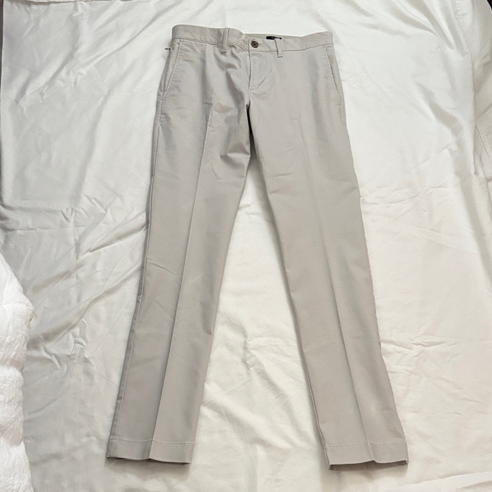 J. Crew Men's Light Gray Chinos
